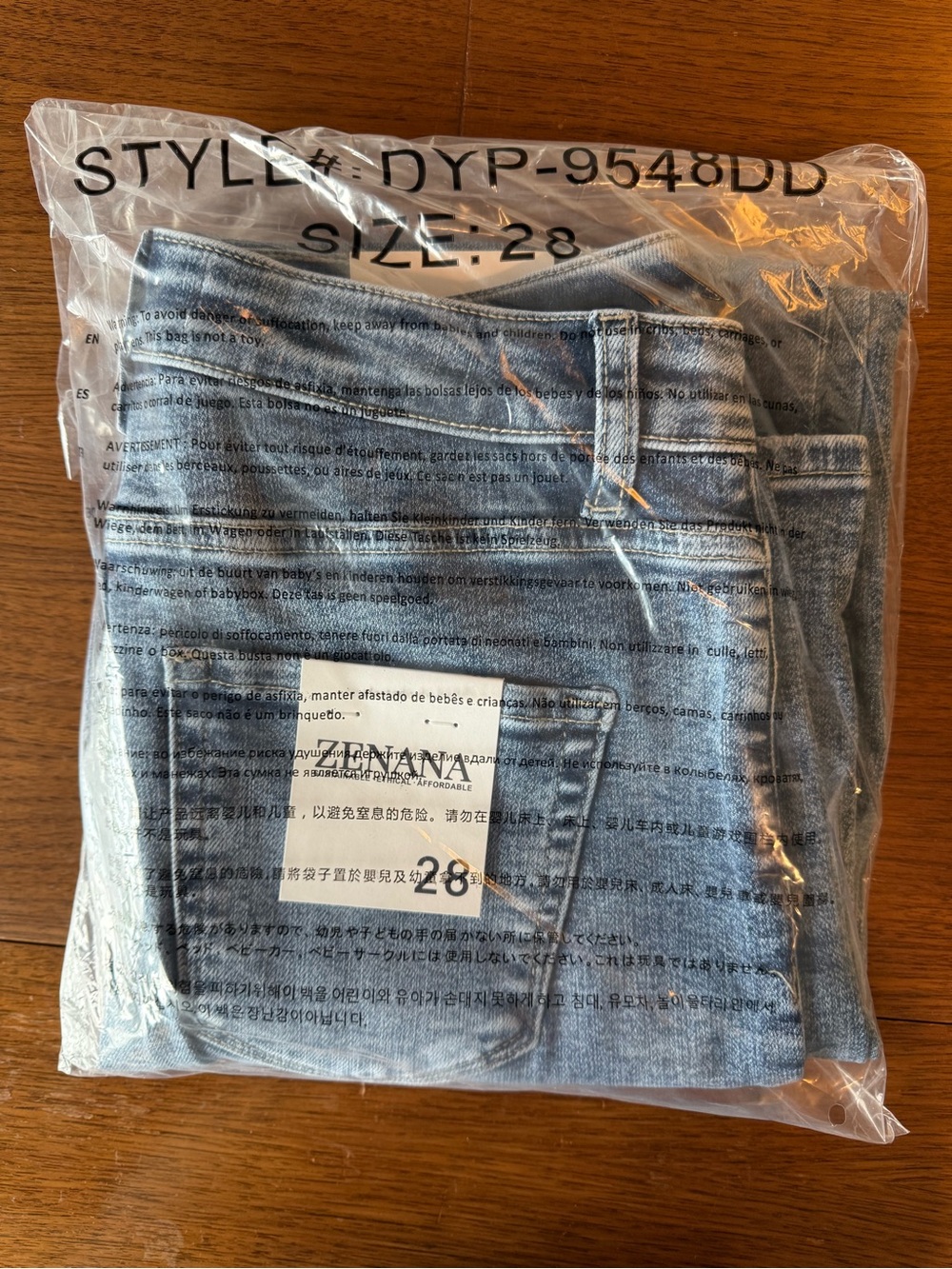 Zenana Outfitters Women's Light Blue High-Rise Jeans